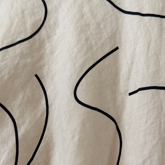 NWT Magaschoni 100% Linen Cream Sleeveless Summer Midi Dress Resortwear Vacation - Picture 6 of 14